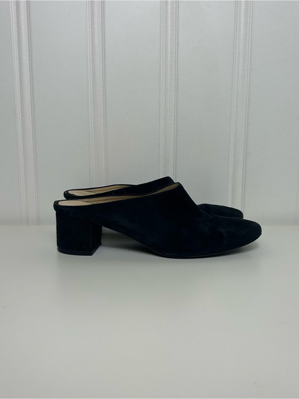 Everlane the day heel black suede mule Italy women’s 5.5